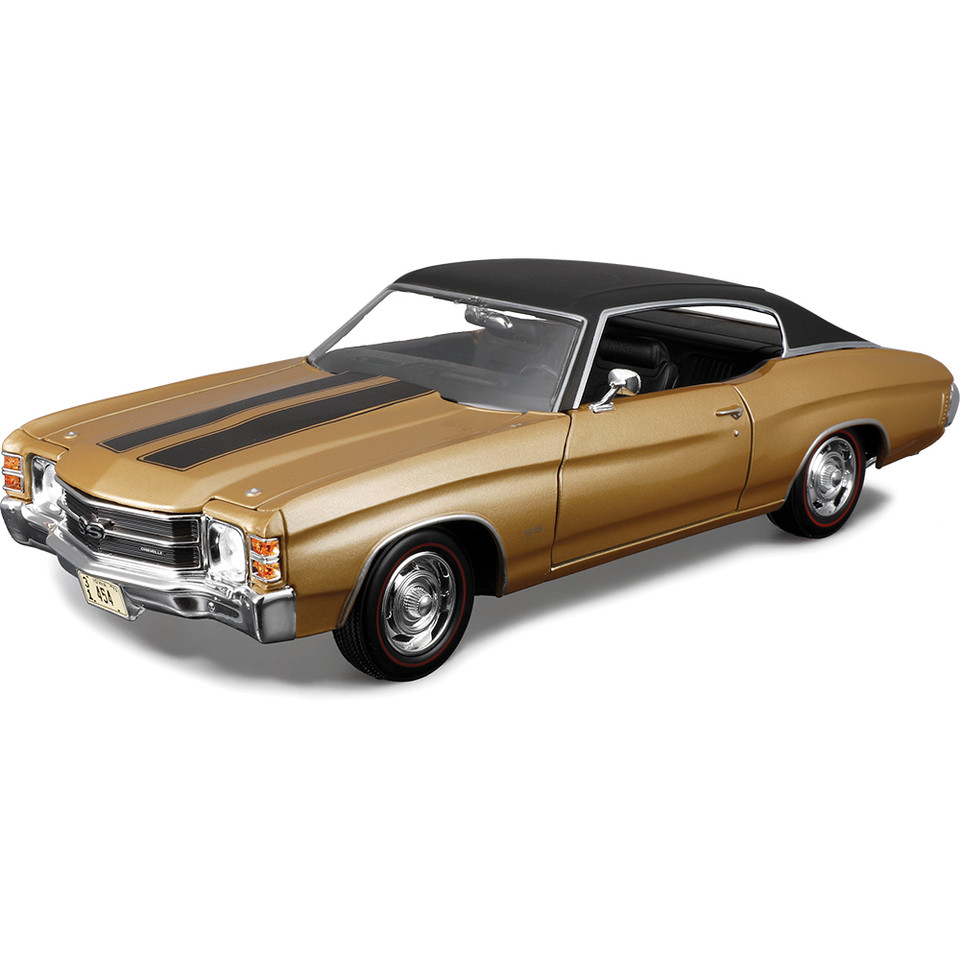1971 Chevrolet Chevelle SS 454 - Gold 1:18 Scale Main Image