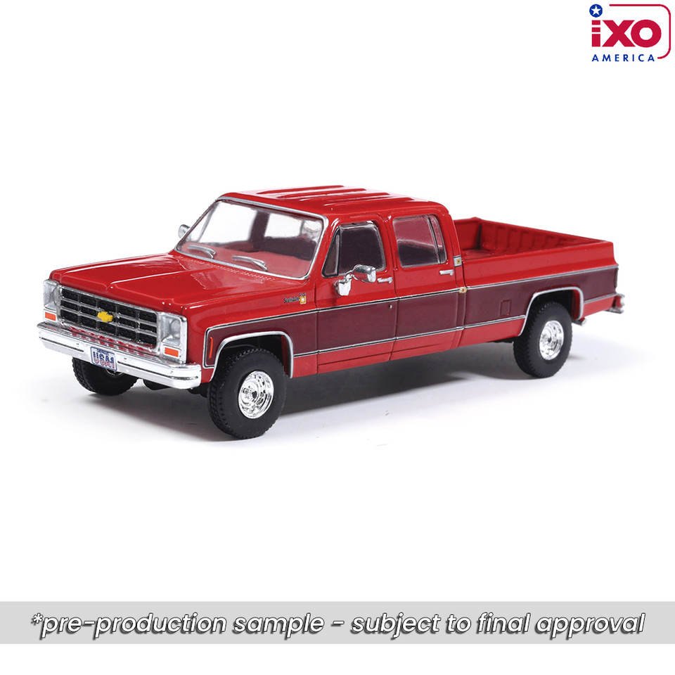 1979 Chevrolet Scottsdale K20 - Carmine Red & Dark Carmine R 1:64 Scale Main Image