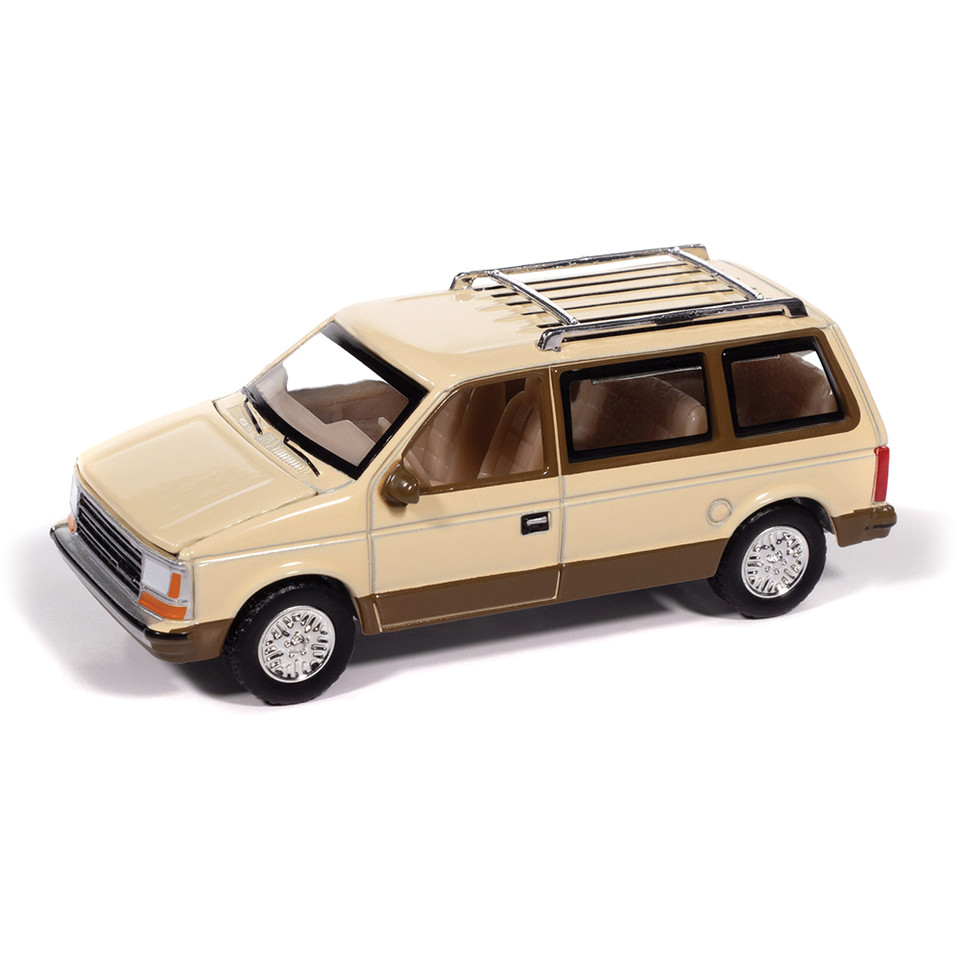 1987 Plymouth Voyager - Light Cream 2-tone 1:64 Scale Main Image