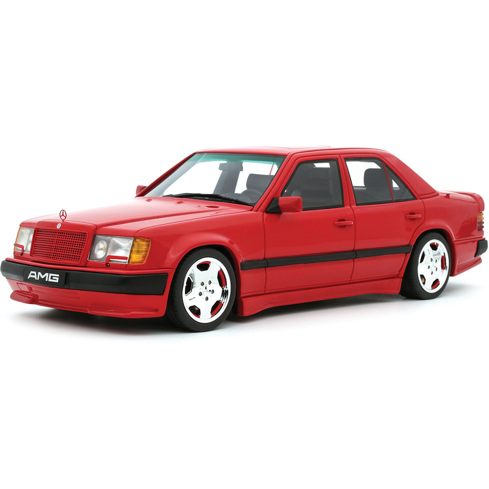 1987 Mercedes 300E AMG 6.0 - Red 1:18 Scale Main Image