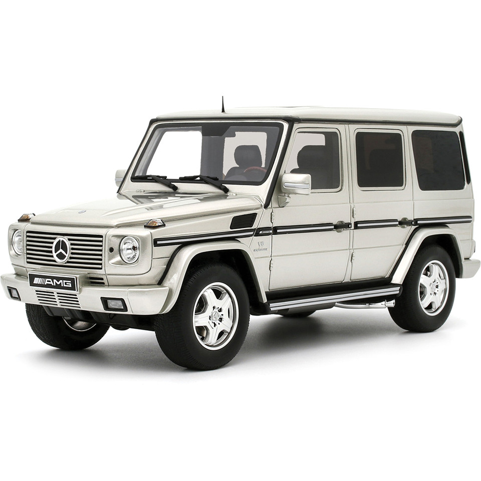 2003 Mercedes G-Class 55 AMG - Iridium Silver 1:18 Scale Main Image
