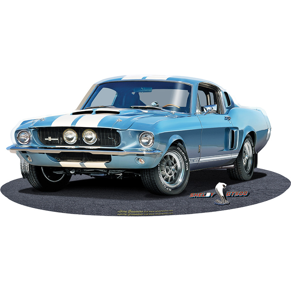 1967 Shelby Mustang G.T. 500 Laser Cut Sign  Main Image