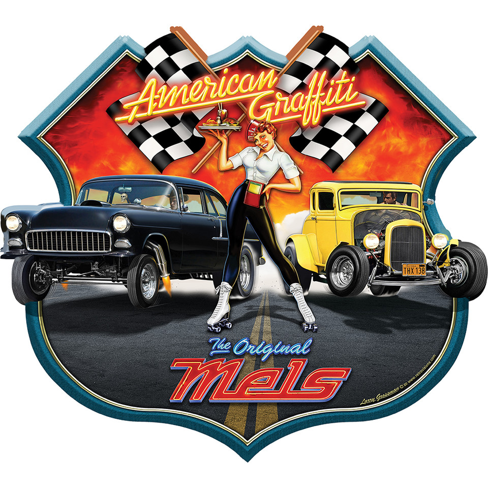 American Graffiti Drag Race Sign Main Image