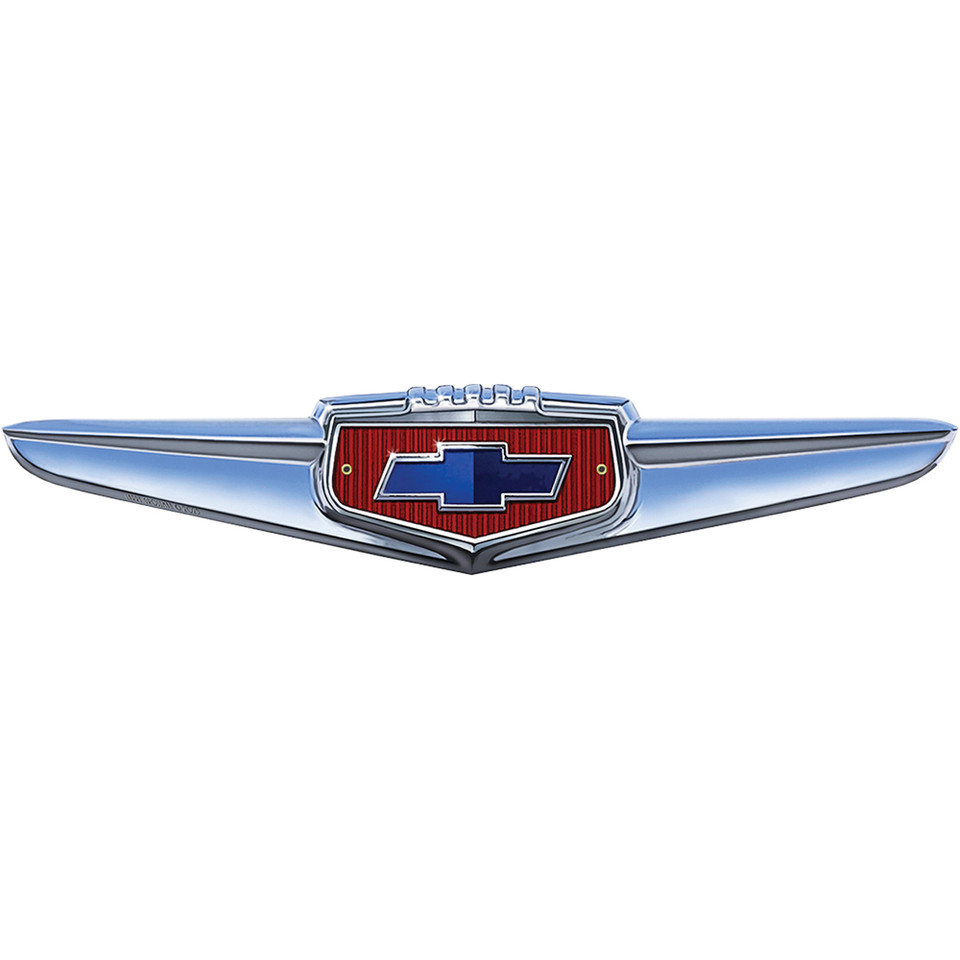 Vintage Chevrolet Emblem Metal Cut Out Sign  Main Image