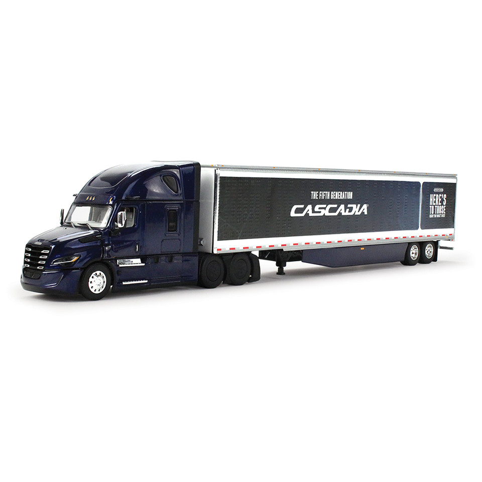Freightliner® Fifth Gen Cascadia Raised Roof Sleeper & 53' Utility Trailer w/Skirts Main Image