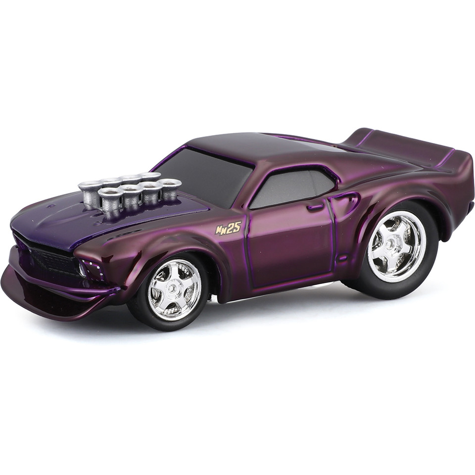 1969 Ford Mustang - Purple - Muscle Machines 25th 1:64 Scale Main Image