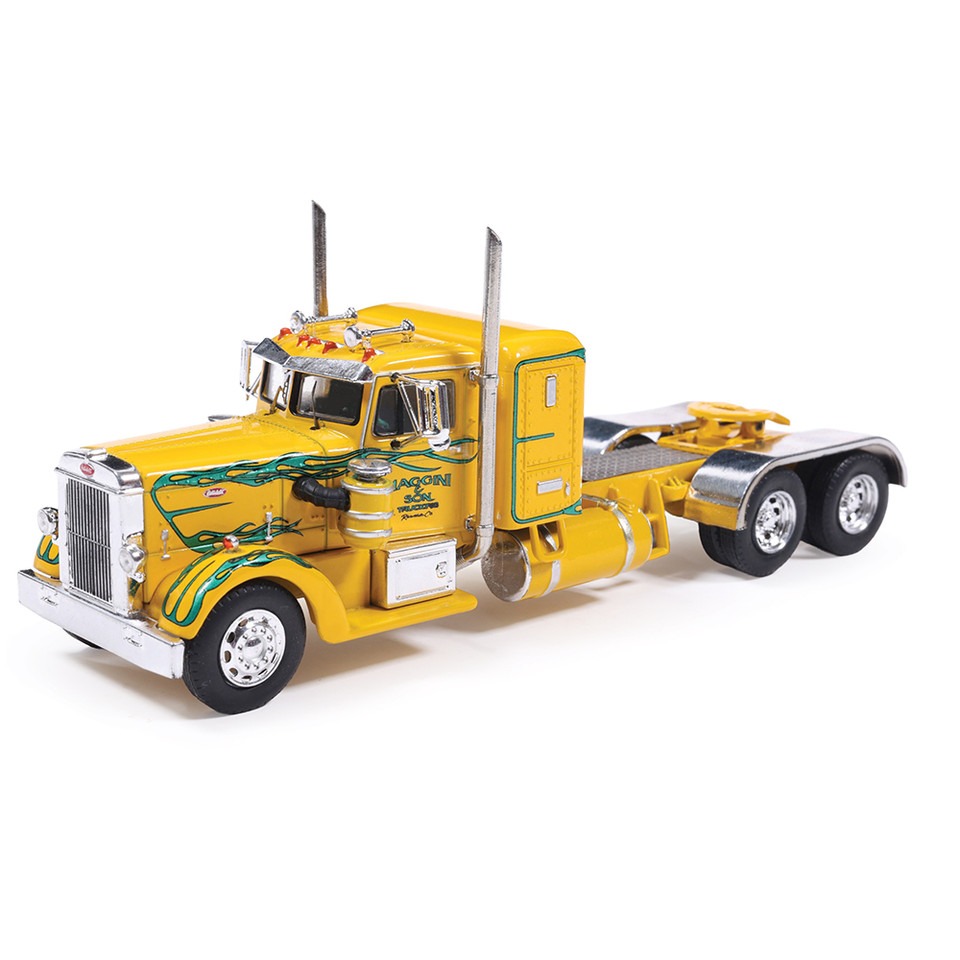 1952 Peterbilt 350 - Yellow with Green Flames Main Image