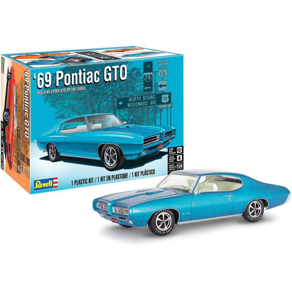 1969 Pontiac GTO Model Kit Main Image