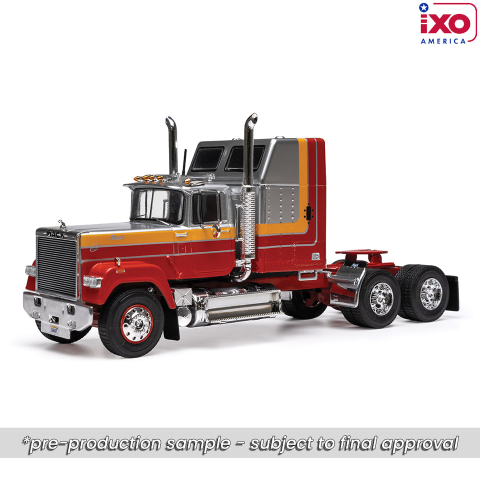 1985 Mack Superliner Magnum - Red and Silver Main Image