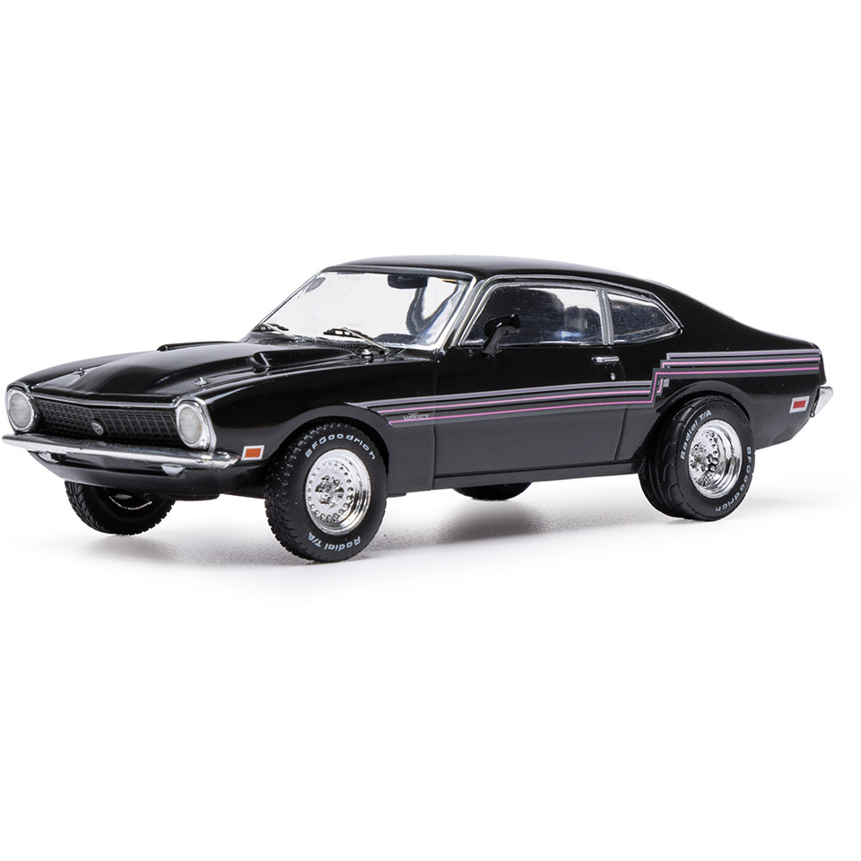 1974 Ford Maverick - Black with stripes 1:43 Scale Main Image