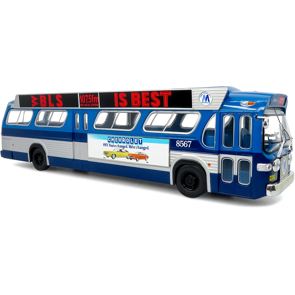 1963 GM TDH-5303 Fishbowl Batwing Transit Bus: MTA New York City Main Image