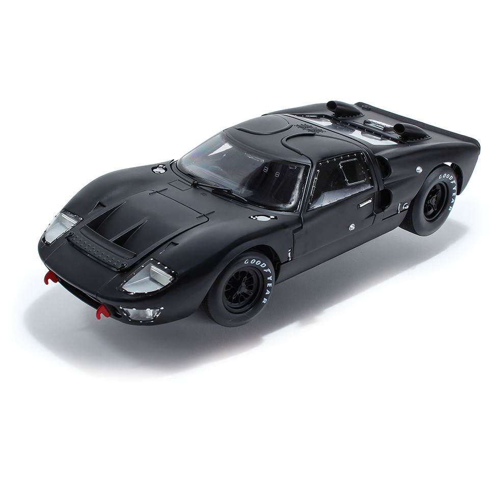 1966 Ford GT40 Custom Matt-Black 1:18 Scale Main Image