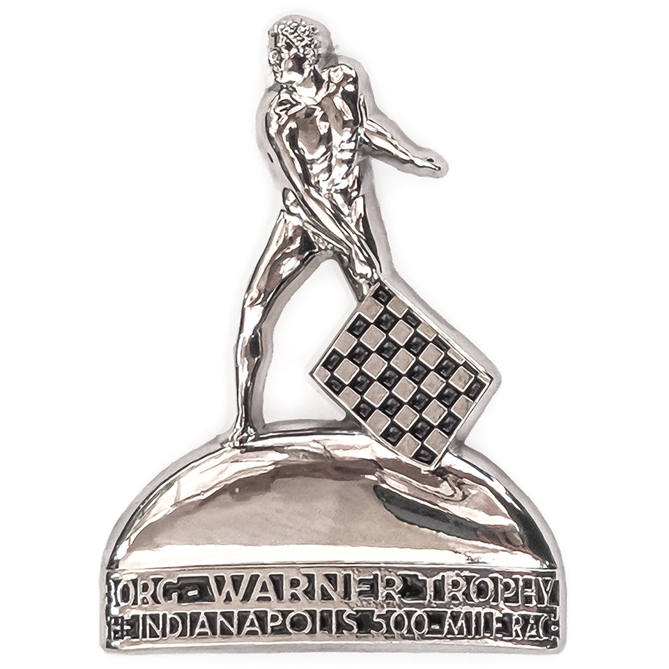 Borg-Warner Indianapolis 500-Mile Race Flag Man Pin  Main Image