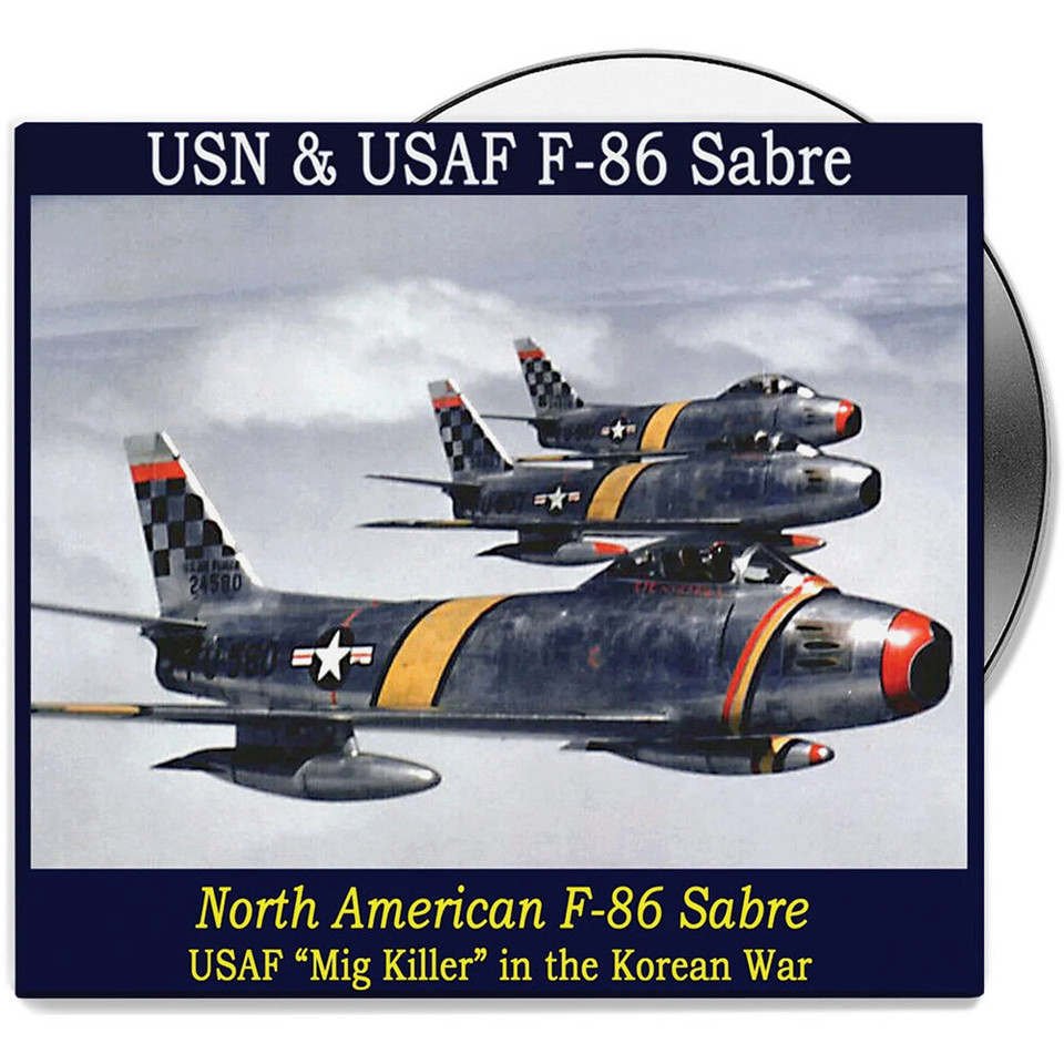 USAF & USN F-86 Sabre - DVD CAMPBELL FILMS (CFDVD0104)  Main Image