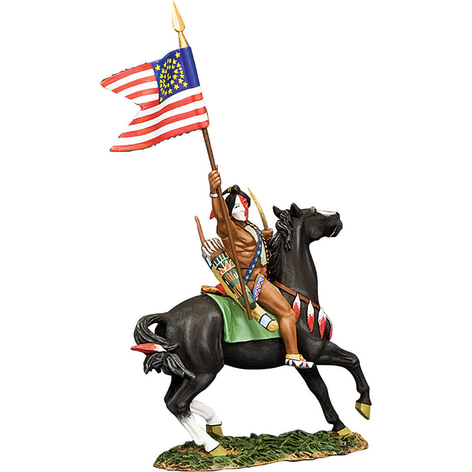 Indian With American Flag 1/30 Figure 1:30 Scale Main Image