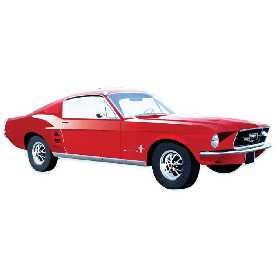 Ford Mustang Metal Sign  Main Image
