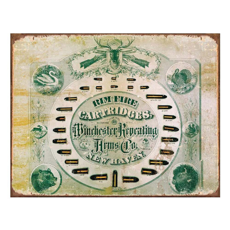 Winchester Rimfire Metal Sign  Main Image