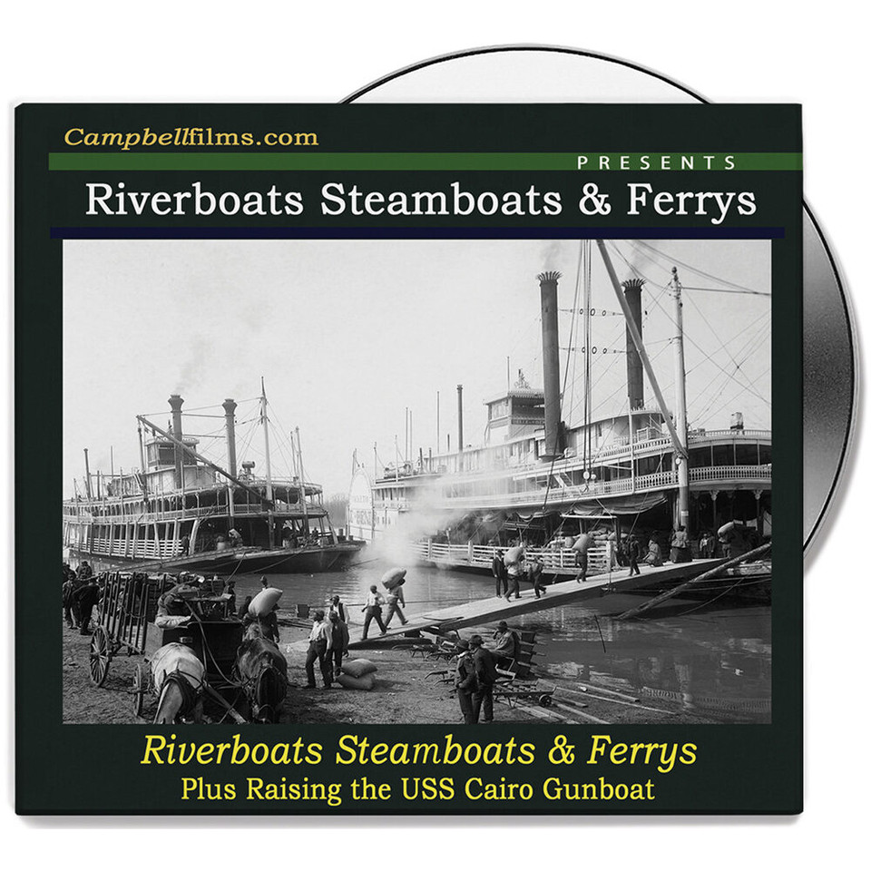 RIVERBOATS STEAMBOATS AND FERRY'S DVD CAMPBELL FILMS (CFDVD0129)  Main Image