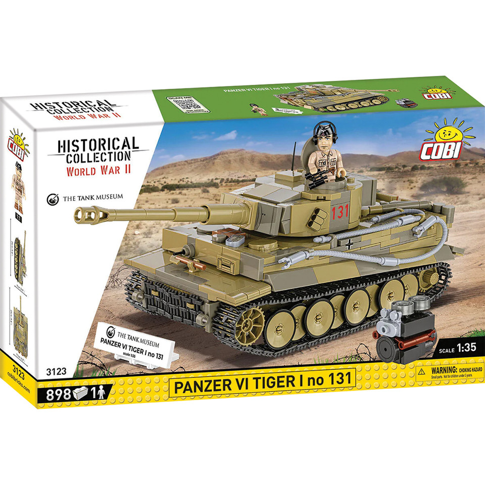 Panzer VI Tiger I # 131 Building Brick Set 1:35 Scale Main Image