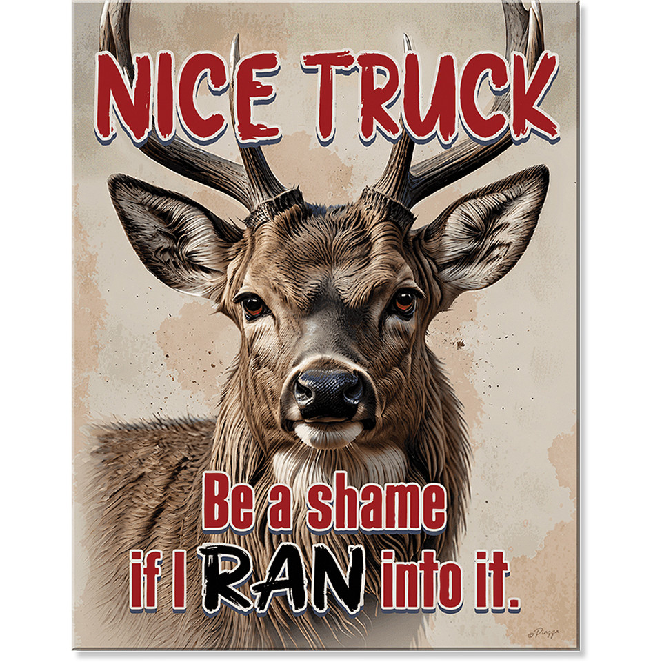Nice Truck Metal Sign Desperate Enterprises (2980)  Main Image
