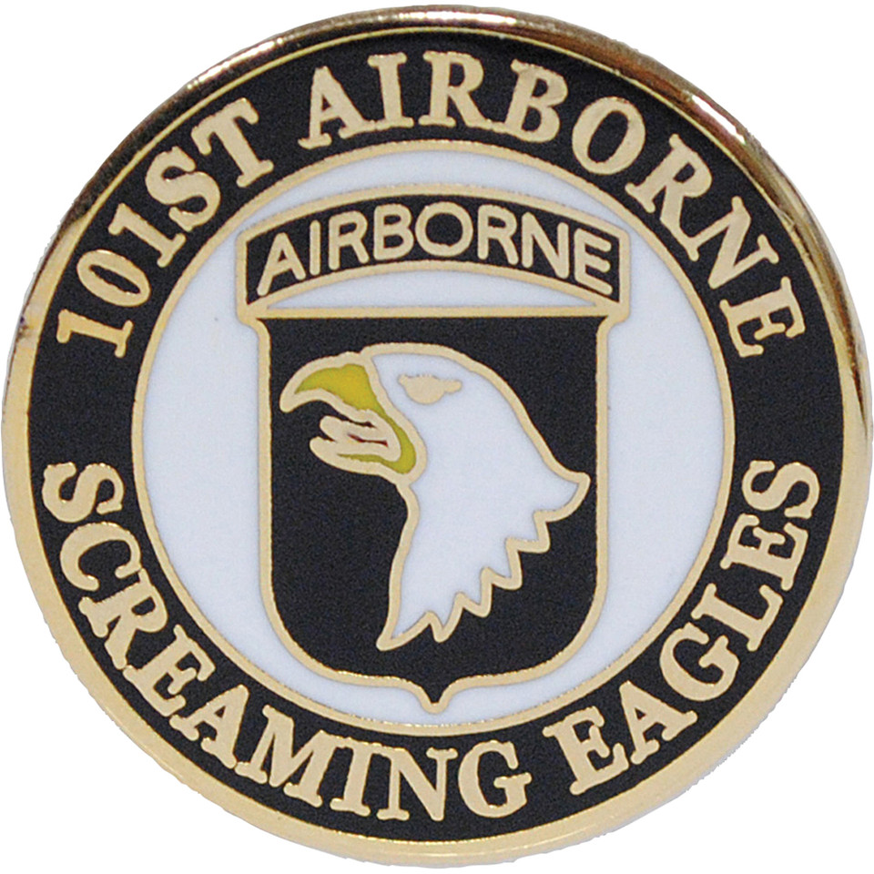 Screaming Eagles 101st Airborne Lapel Pin Eagle Emblems (P12768)  Main Image