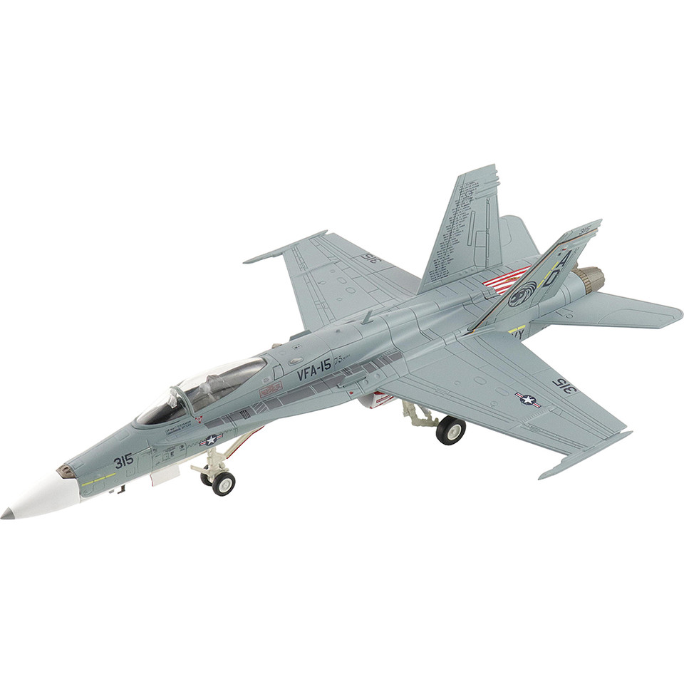 F/A-18C Hornet 1/72 Die Cast Model - HA3590 AD315  VFA-106 Gladiators USN VFA-15 Retro TAC Demo Jet 1:72 scale Main Image
