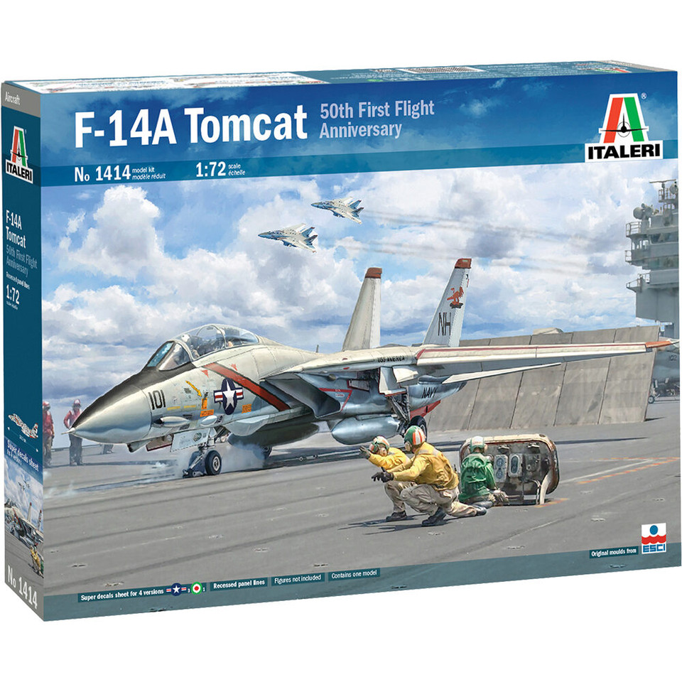 F-14A Tomcat 50th Anniversary 1/72 Kit Italeri (1414) 1:72 scale Main Image