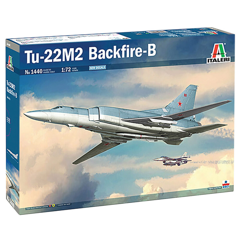 Tu-22M2 Backfire B 1/72 Kit Italeri (1440s) 1:72 Scale Main Image