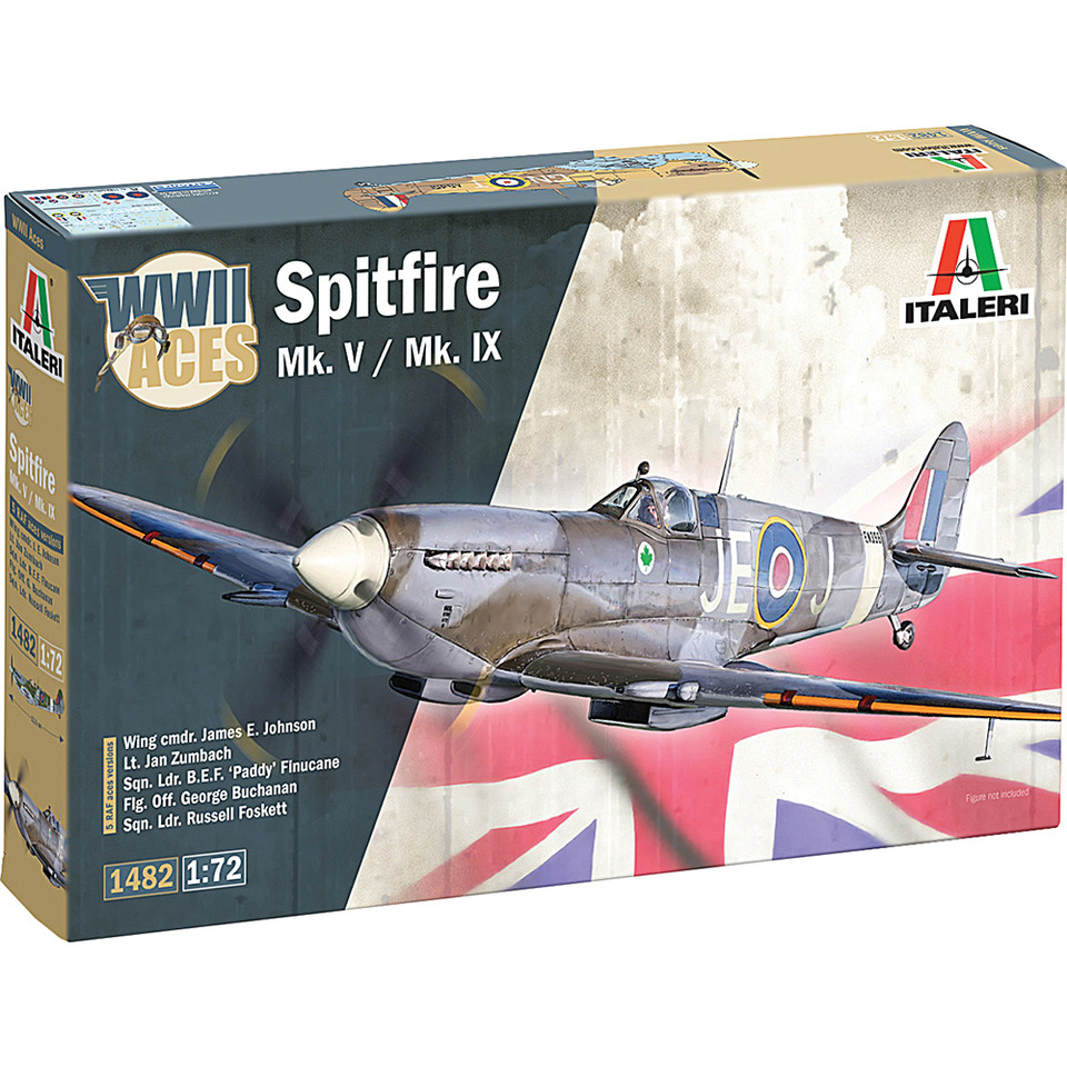 Spitfire Mk.V / Mk.IX Aces Edition 1/72 Kit Main Image