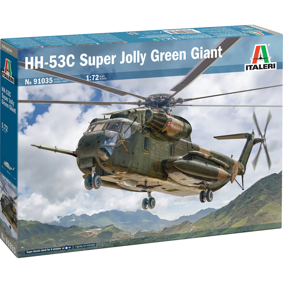 HH-53C Jolly Green Giant 1/72 Kit Italeri (91035) 1:72 scale Main Image