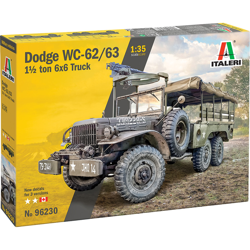 Dodge WC62 1 1/2 t 6x6 Truck 1/35 Kit 1:35 scale Main Image