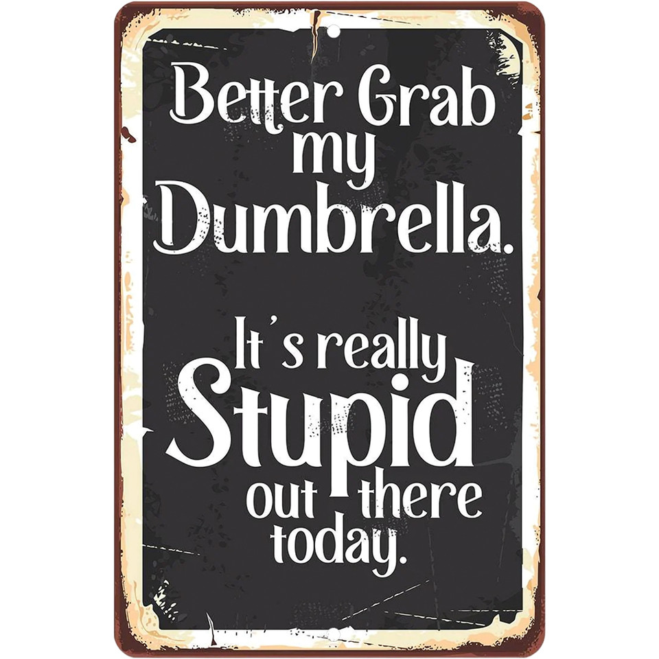 Better Grab My Dumbrella Metal Sign Lone Star Art (MS100621-02)  Main Image