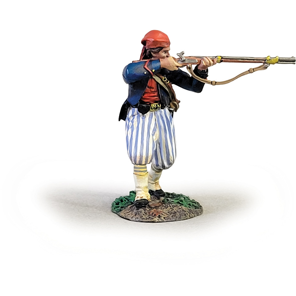 Louisiana Tiger Advancing Firing 1861-62 1/30 Figure  William Britain (31505) 1:30 scale Main Image