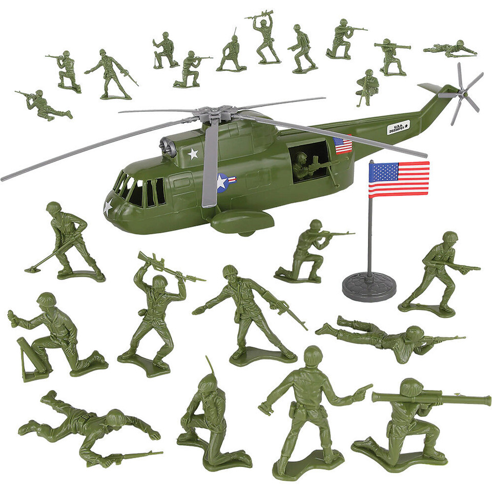 Helicopter Rescue Plastic 26 Piece Set VICTORYBUY (TM-67880)  Main Image