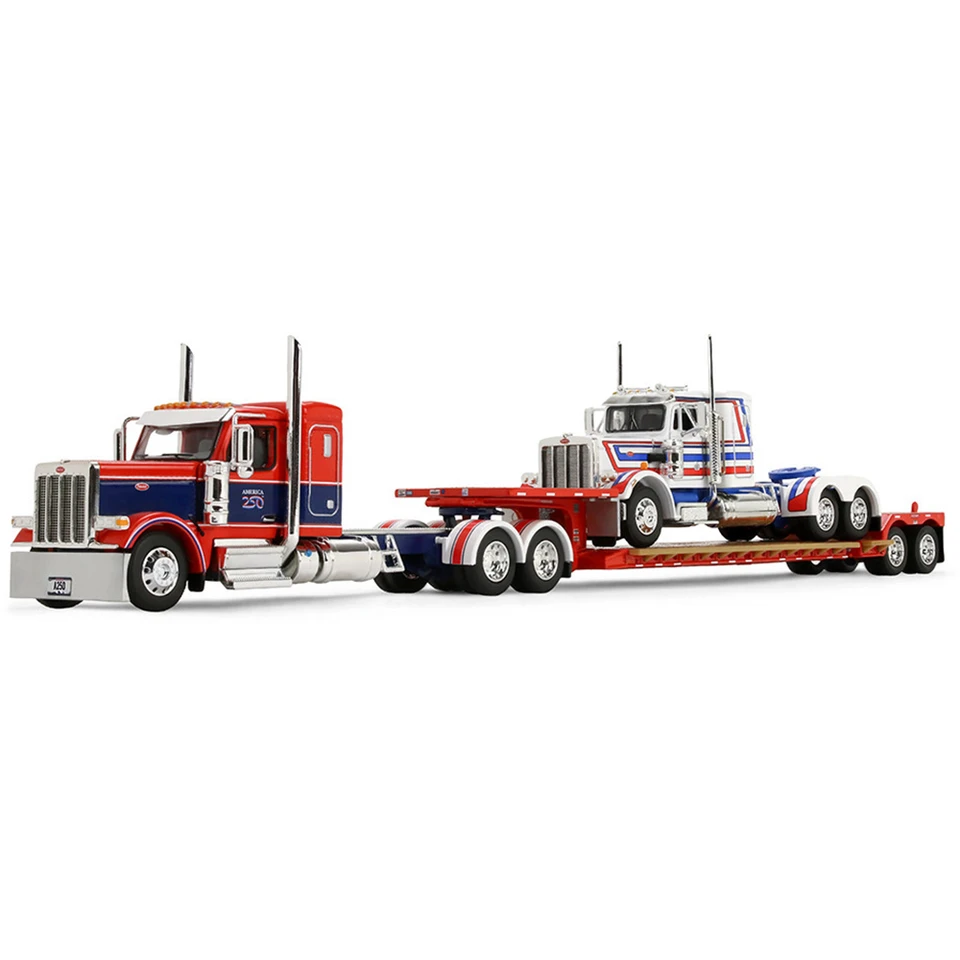 America 250 Peterbilt Model 589 with 44" Flat Top Sleeper & Fontaine Renegade LXT 40 Lowboy Trailer with Peterbilt® 359 Main Image
