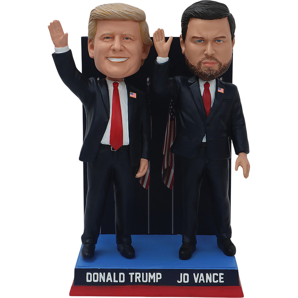 Trump and Vance Duo Bobblehead Nat. Bobblehead HOF (632125675674 ) Main Image