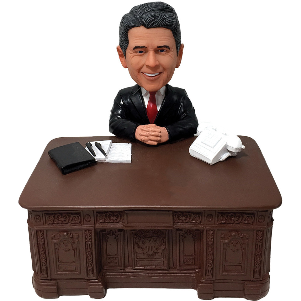President Resolute Desk Reagan Bobblehead NAT. BOBBLEHEAD HOF (632125669895) Main Image
