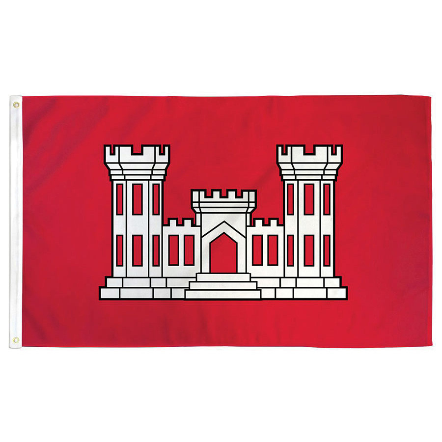 U.S. Army Engineers Flag Main Image