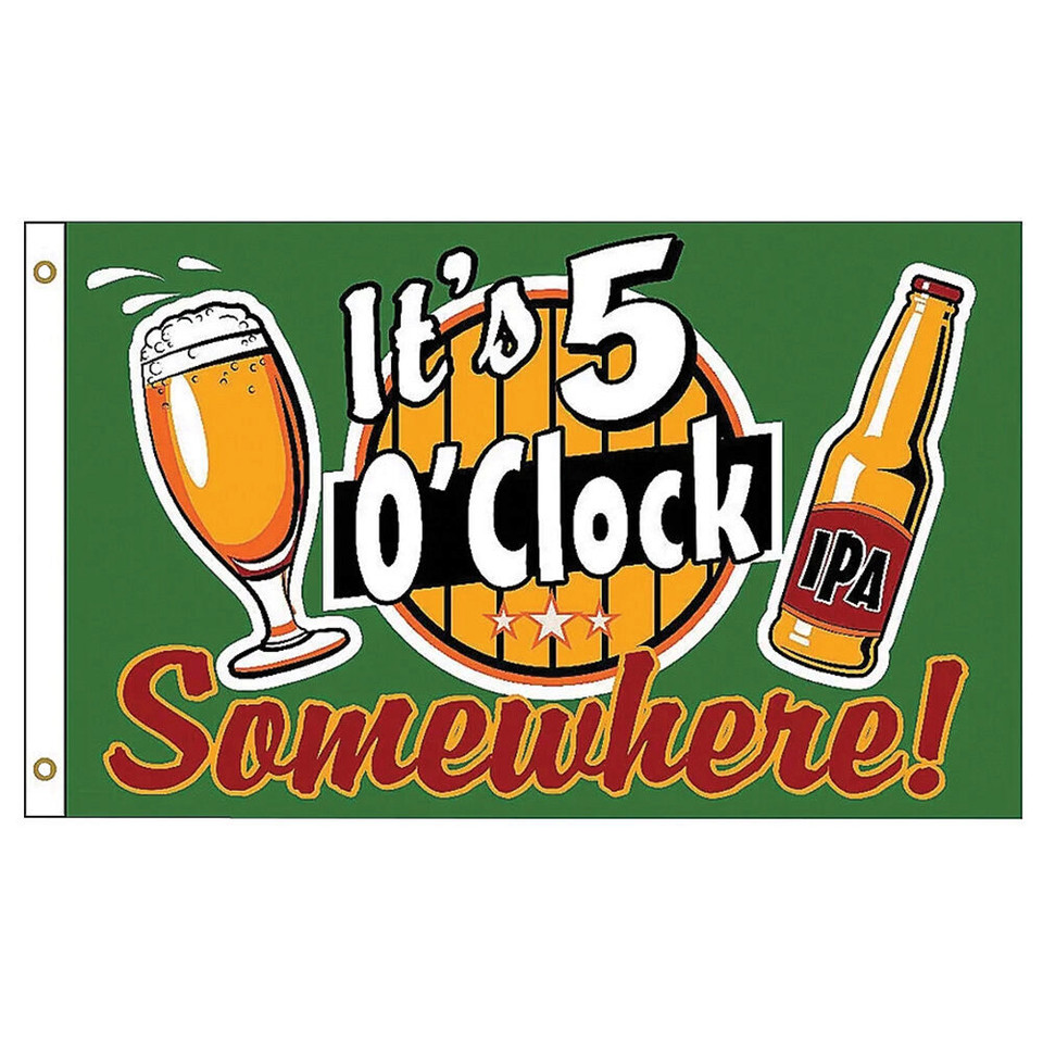 5 O' Clock Somewhere Flag  SF5OCL Main Image