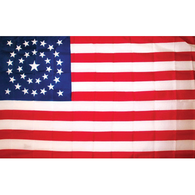 34-Star Round Flag Main Image