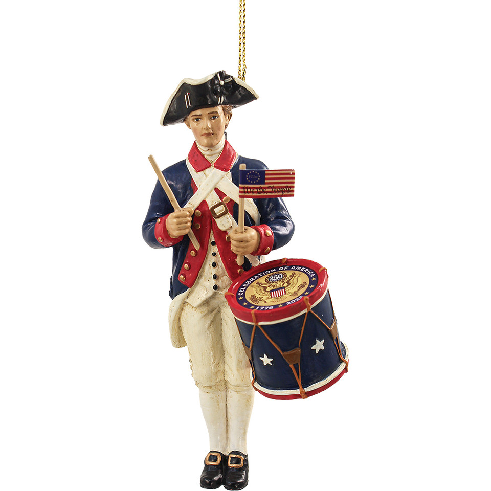 250th Anniversary Minute Man Ornament Kurt Adler (E1136) Main Image