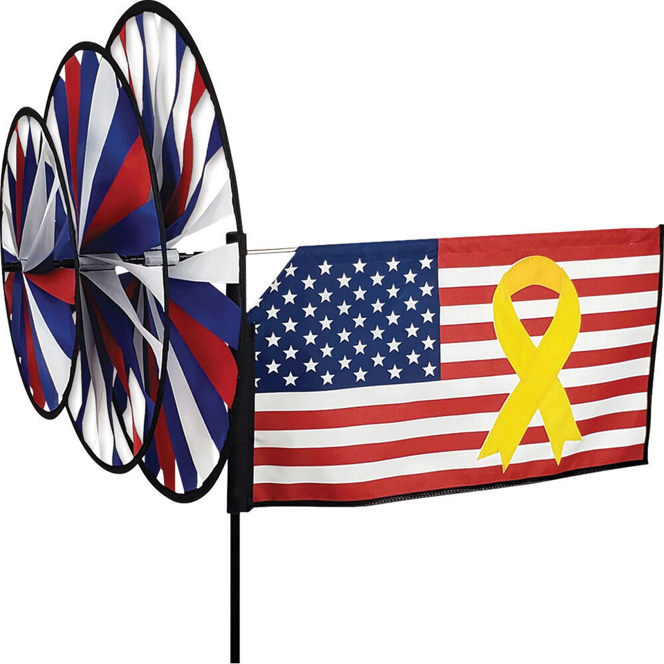 Support Our Troops Triple Spinner  22183 Main Image