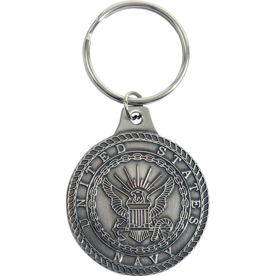 Navy Emblem Keychain 130111 Main Image