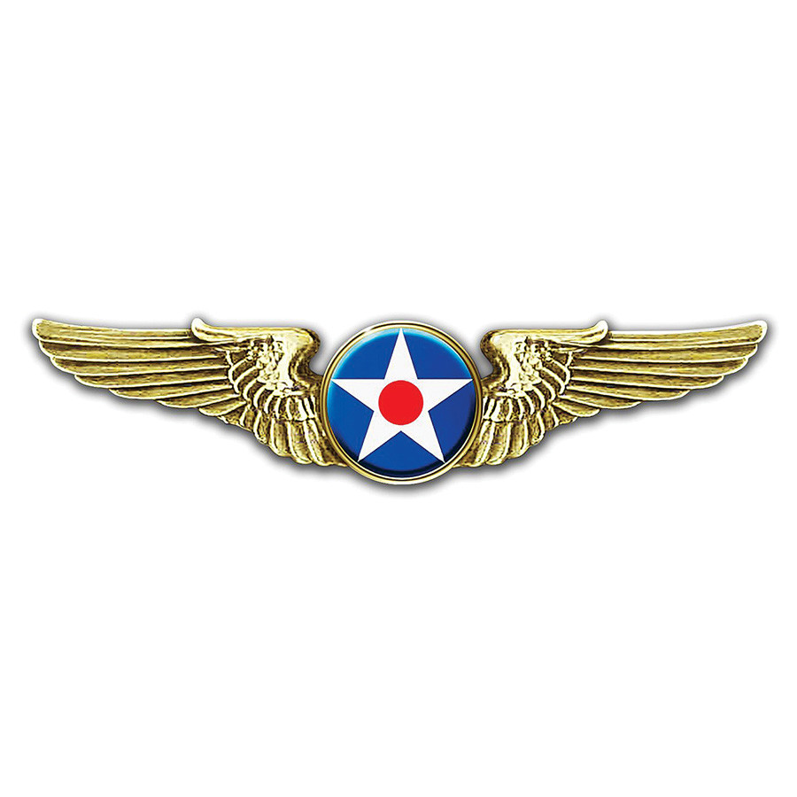 U.S. Air Corps Wings Metal Sign LGB831 Main Image