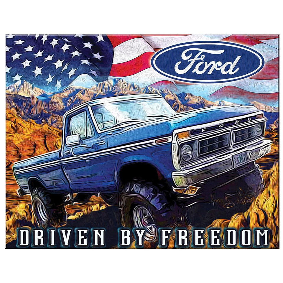 Ford Freedom Truck Metal Sign Main Image