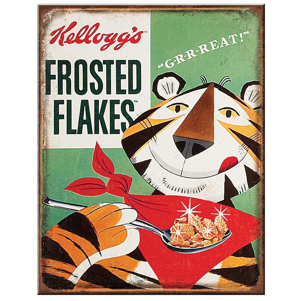 KELLOGG'S TONY TIGER METAL SIGN Main Image