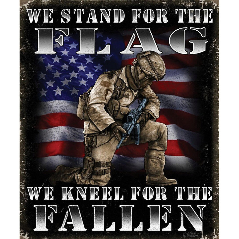 The Fallen Metal Sign  2459 Main Image