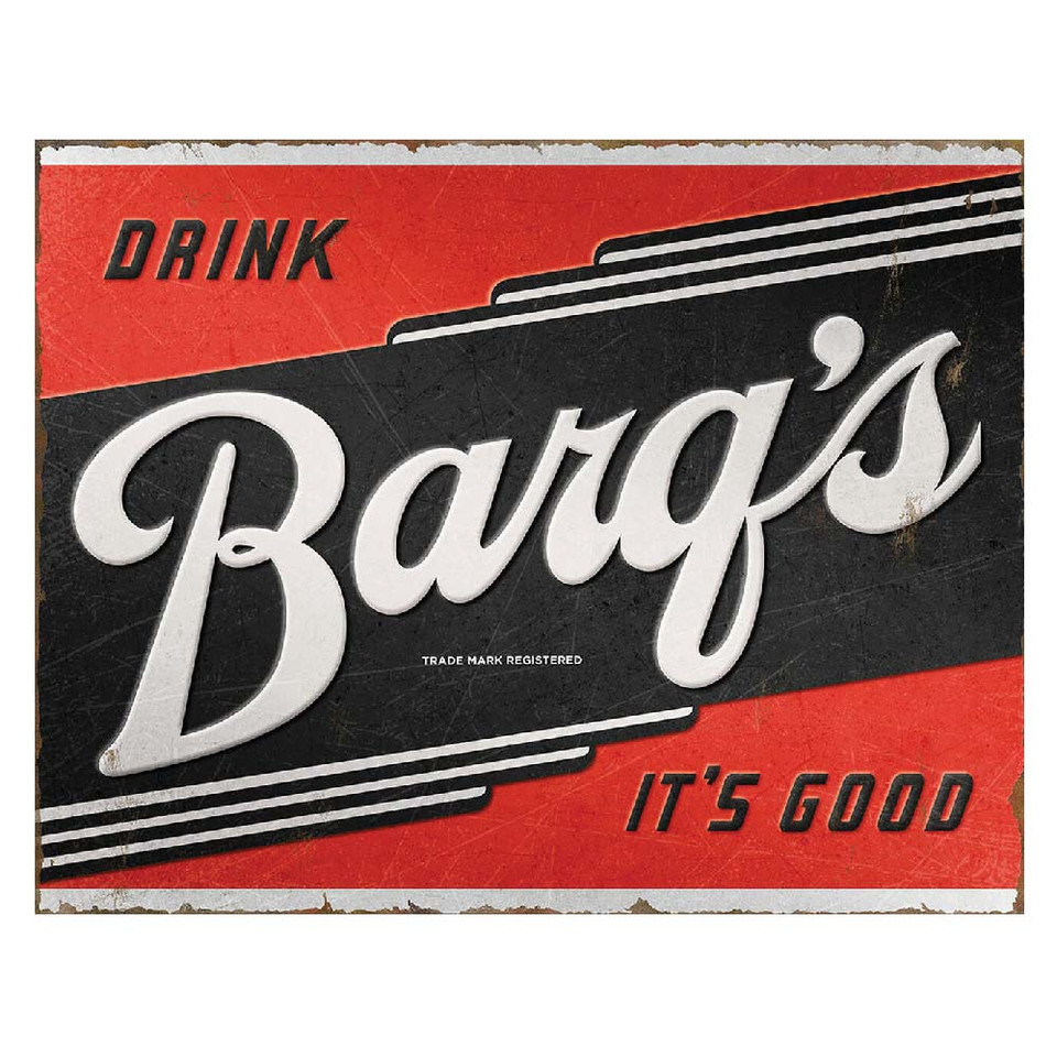 Drink Barq's Metal Sign Main Image