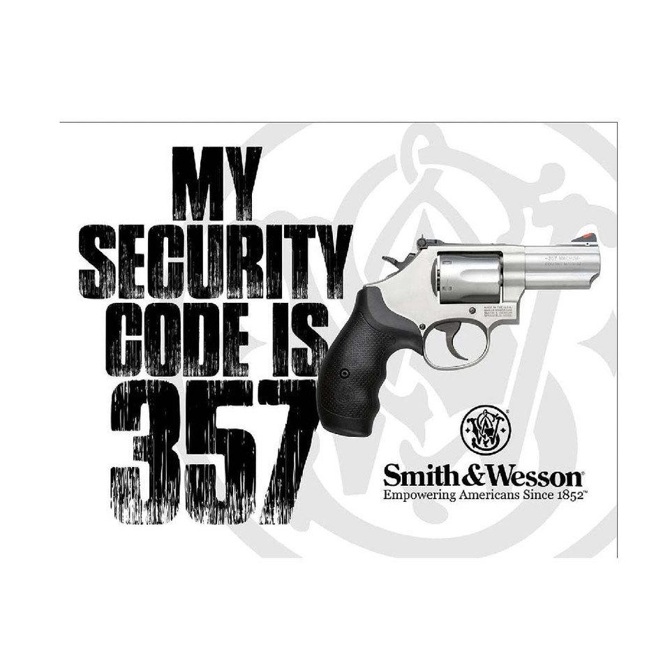 My Security Code Metal Sign Main Image