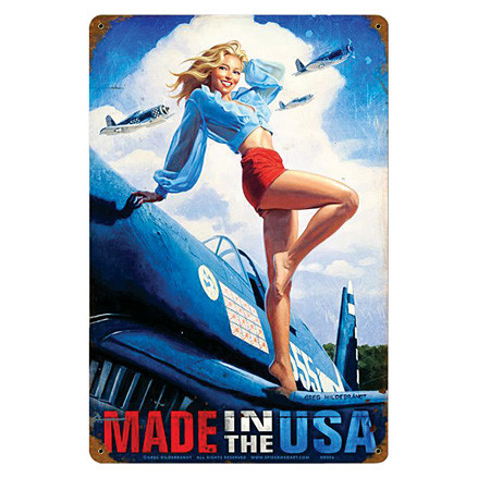 Made in the USA Metal Sign HB006 Main Image
